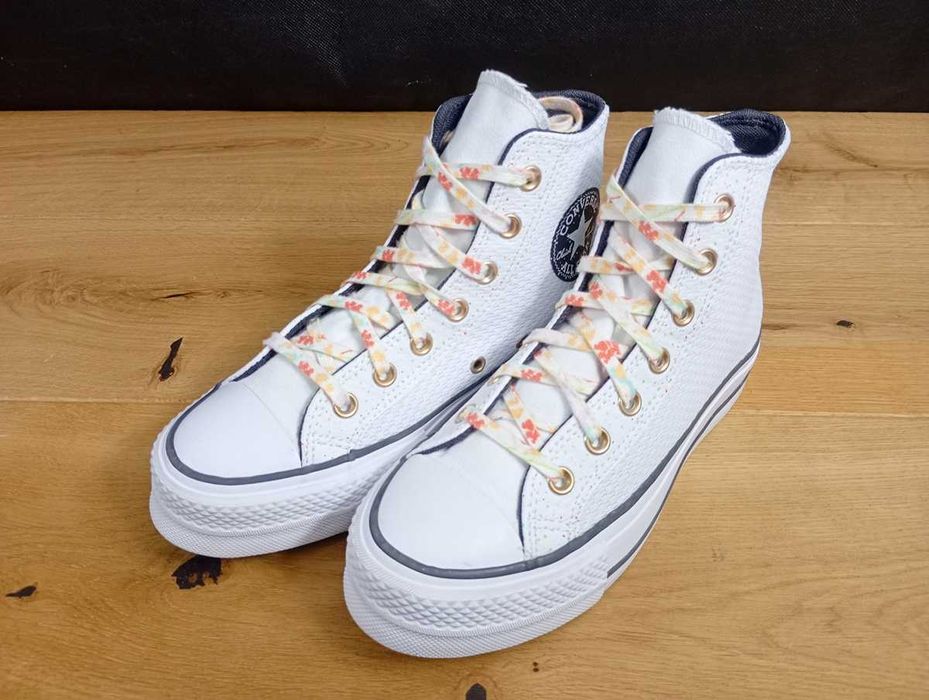 CONVERSE Chuck Taylor All Star Lift, Splatter, trampki, platforma, 37