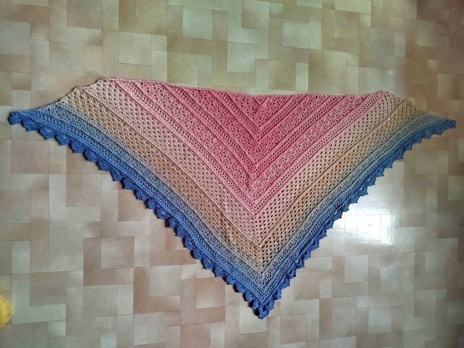 Шаль з бавовняної нитки