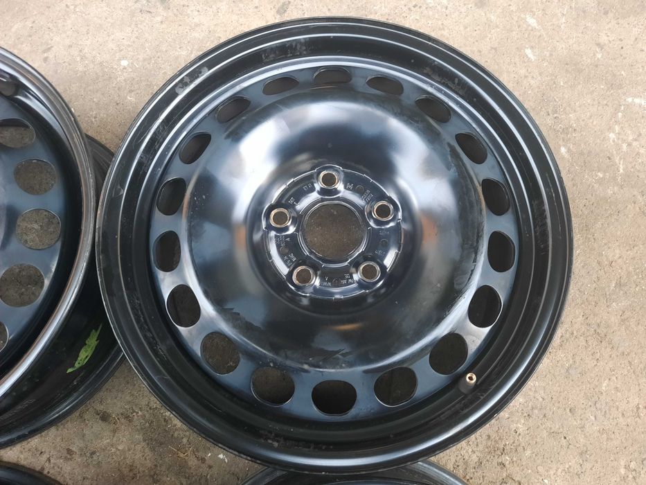 Oryginalne felgi stalowe VOLKSWAGEN 16" 5x112 6,5J ET 41 VW Passat Skoda Superb MG ZS HS