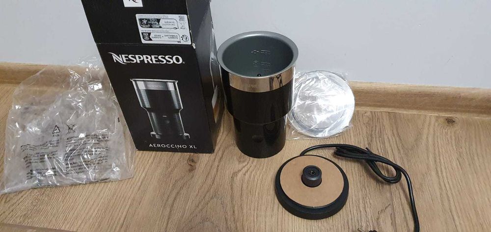 Nespresso Aeroccino XL spieniacz do mleka, nieużywany, outlet, otwarte opakowanie