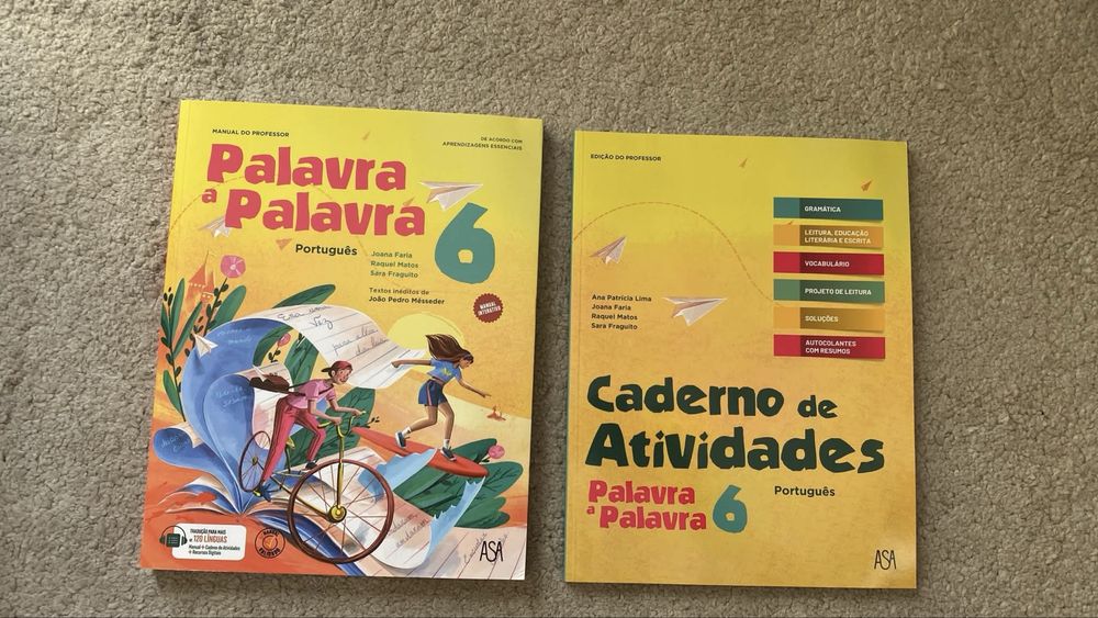 Manual Palavra a Palavra 6 Edições ASA