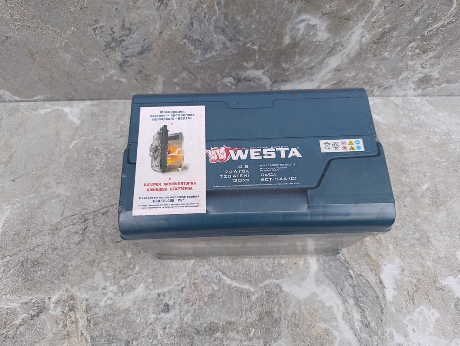 Аккумулятор Westa 74 ач
