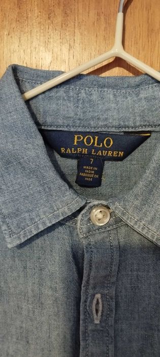 Vestido de ganga Ralph Lauren - 7 anos - COMO NOVO