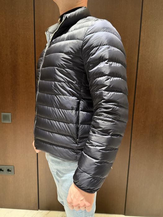 Легкий пуховик Massimo Dutti L темно синій
