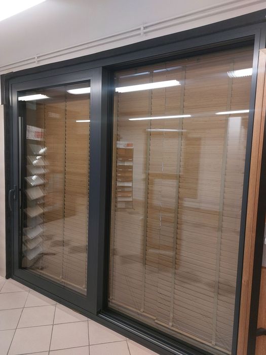 Okna przesuwne HST aluminiowe oraz PSK pcv