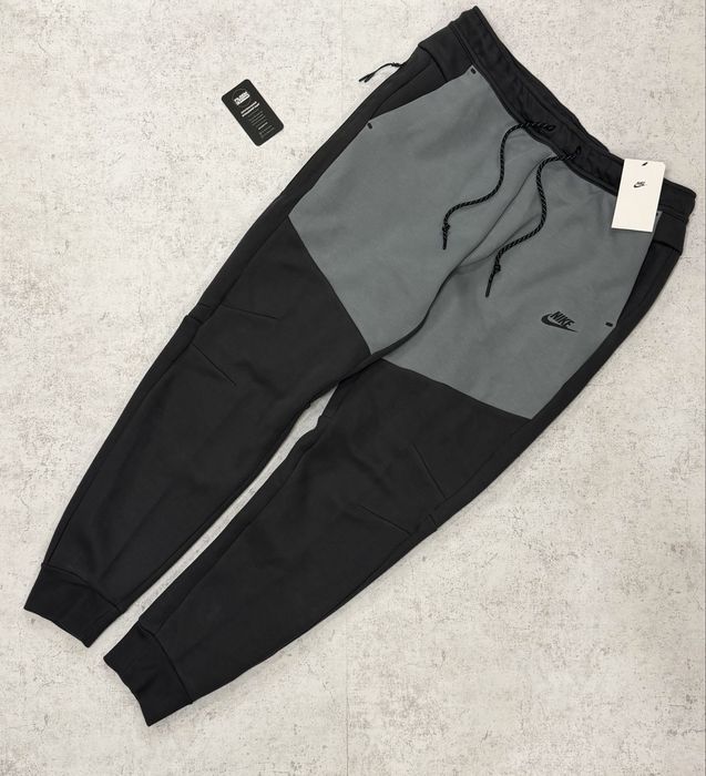 ОРИГІНАЛ! Штани Nike tech fleece темно-сірі | L