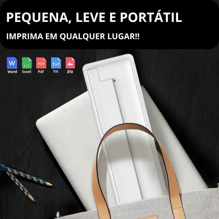 Impressora Térmica A4 Portátil / Tattoo (STENCIL) BLUETOOTH