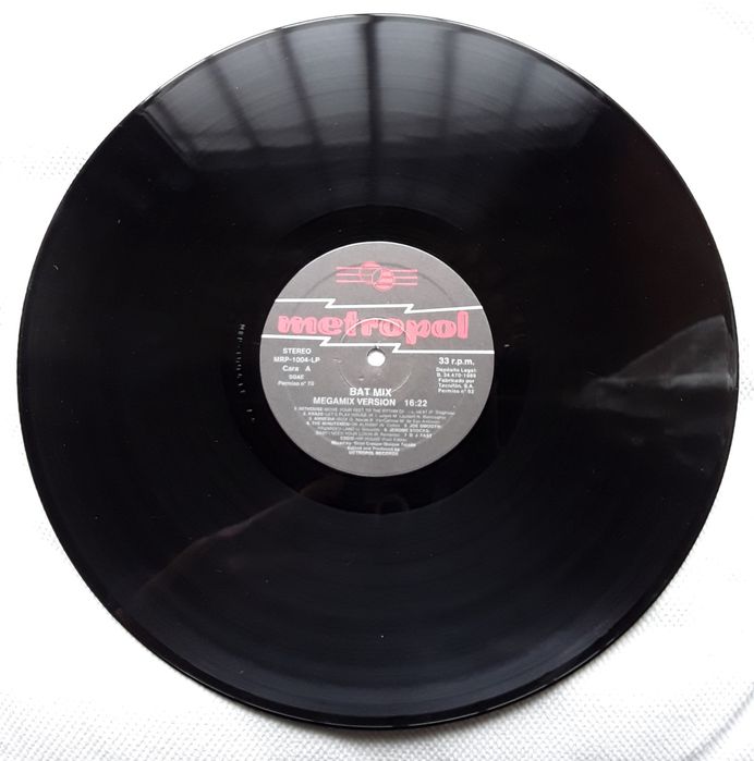 Disco LP em vinil BAT MIX (vários) - Metropol