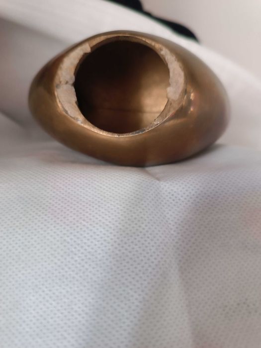 Cisne em latão antigo