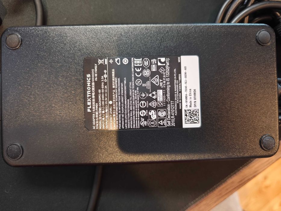 Stacja dokująca Dell Dock WD19TBS K20A 240W USB-C HDMI DisplayPort MAC