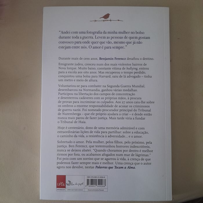 Livro Palavras que tocam a alma