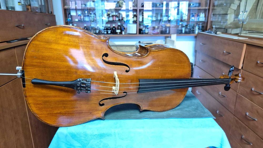 Niemiecka wiolonczela Schuster & Co. 1919