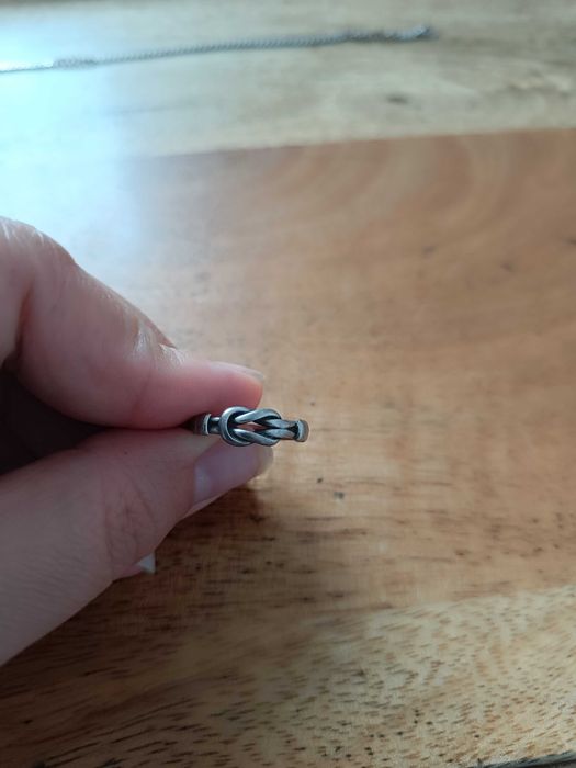 Pierścionek nieśmiertelność węzeł miłości unikat