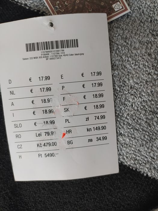 Sweter, narzutka damska