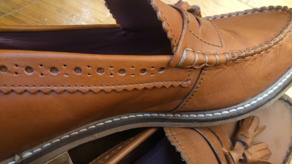 Броги, туфли мужские London Brogues. Кожа. Размер 9 (27,3 см)