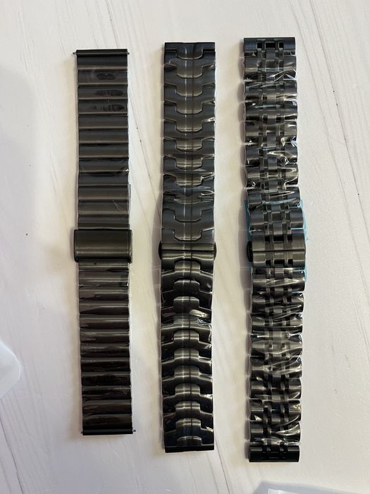 Ремінець 22 мм з нержавіючої сталі та ремінець з вуглецевого волокна