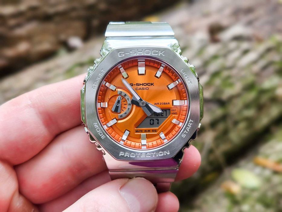 Годинник Casio G-Shock Classic GM-2110 Orange / Касіо