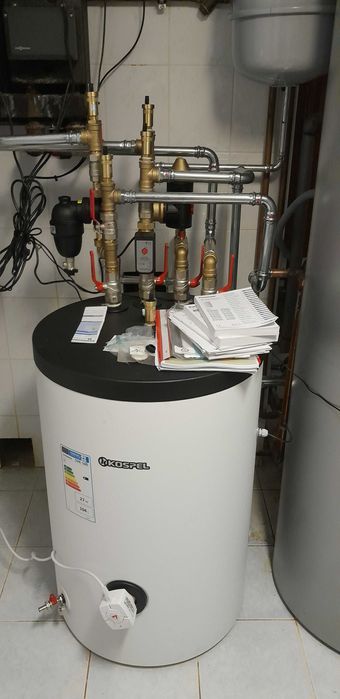 Montaż pompy ciepła Vaillant lub Saunier Duval - kompletna kotłownia