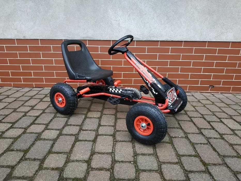 Gokart dla Dziecka Na pedały  Pompowane Koła - Mocna Rama -  NOWE