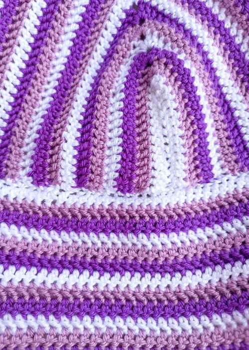 Top ajustável em crochet