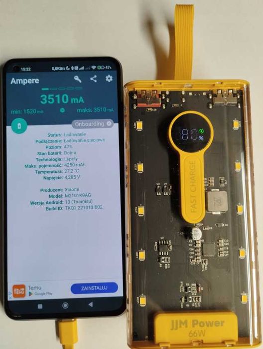 POWERBANK 20000mAh 4x KABEL szybkie ładowanie *nowy*
