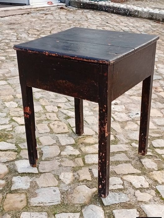 Mesa de apoio rústica