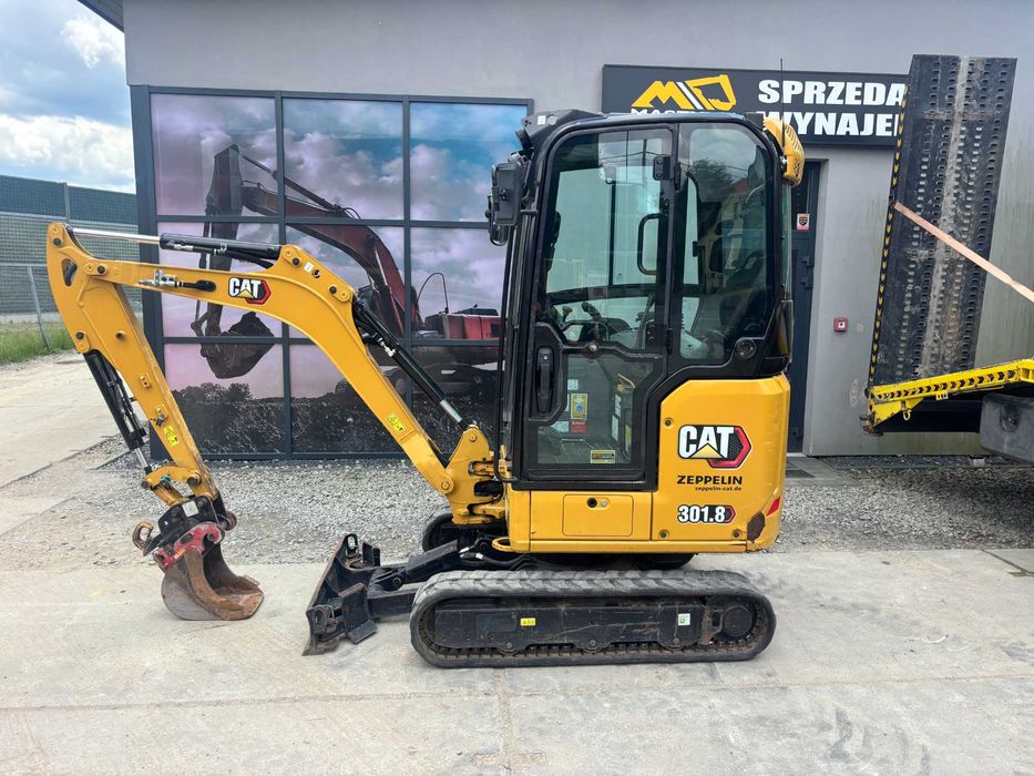 Minikoparka CAT 301.8 sprowadzony 1260 mtg z 2021r. waga2t.CAT305.