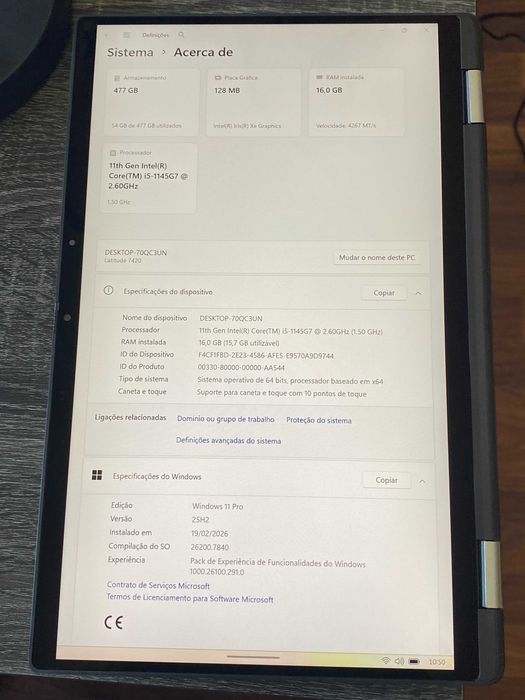 Dell Latitude 7420 Híbrido  2-in 1 Táctil