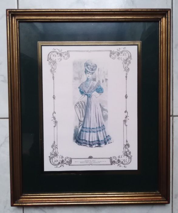 2 Quadros Damas antigas