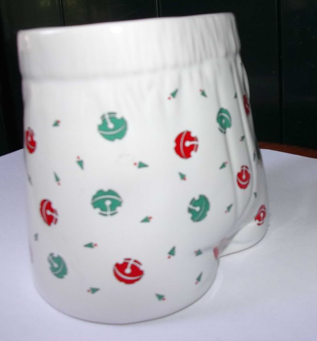 Caneca decorativa com o formato de um boxer