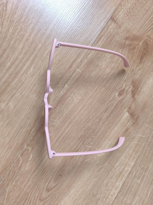 Okulary serca różowe