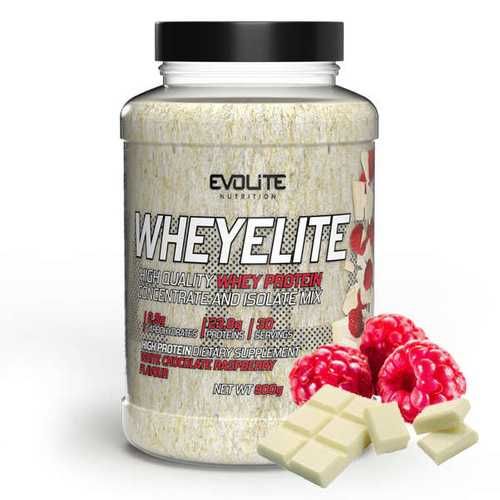 Evolite WheyElite 900g Białko WPC WPI Odżywka Białkowa Malinowa