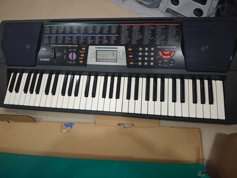 Órgão Eletrônico Casio CTK 501 Vintage Nunca Utilizado