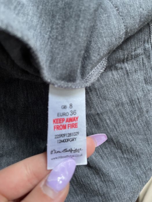 Szara kamizelka kardigan Miss Selfridge 36