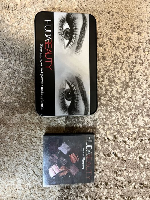 Pedzle do makijazu i paletka