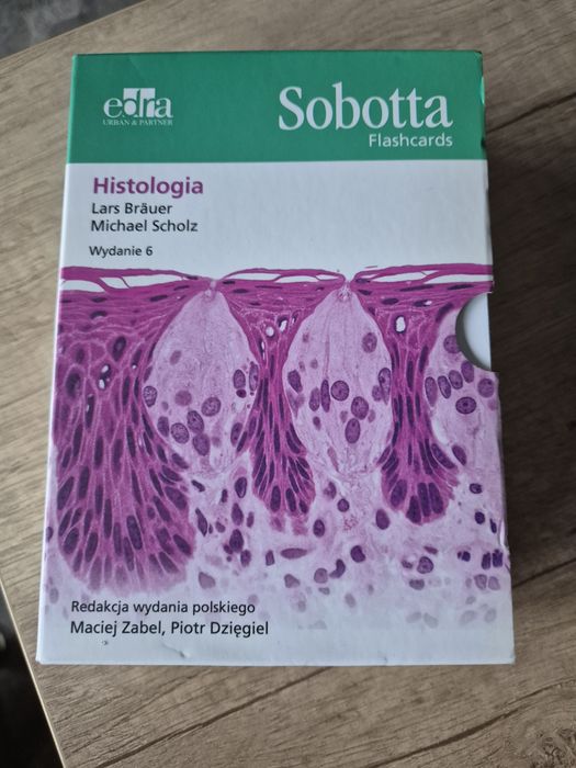 Histologia Sobotta fiszki do nauki