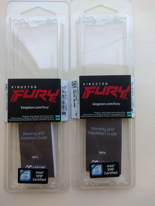 Kingston Fury Beast DDR4 3600 xmp  ОЗУ, Оперативка.