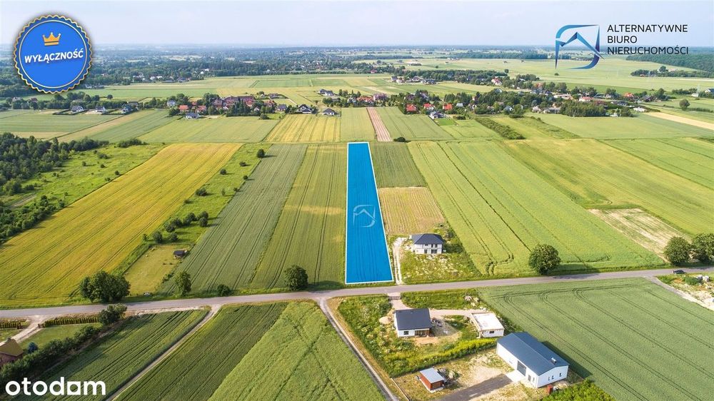 Atrakcyjna działka budowlano-rolna w Żabiej Woli