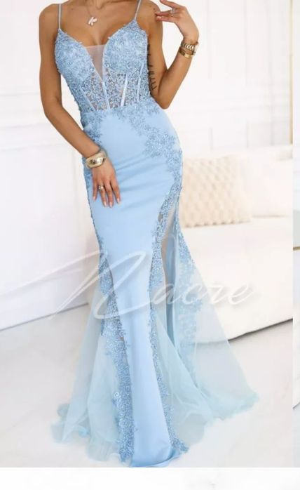 Sukienka błękitna rybka