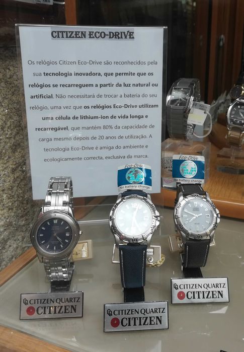 Relógios Citizen Eco-Drive