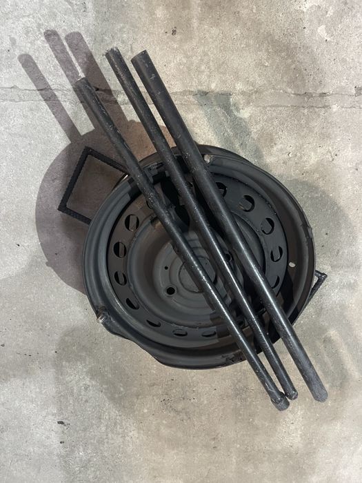 Мангал з автомобільного диску (саморобний)