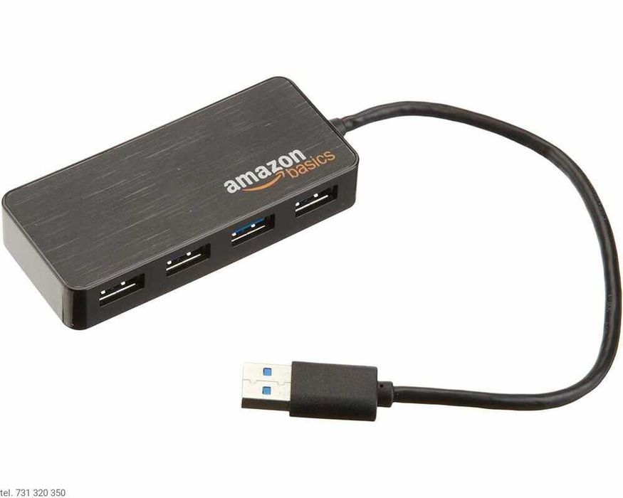 Rozdzielacz USB Amazon Basics