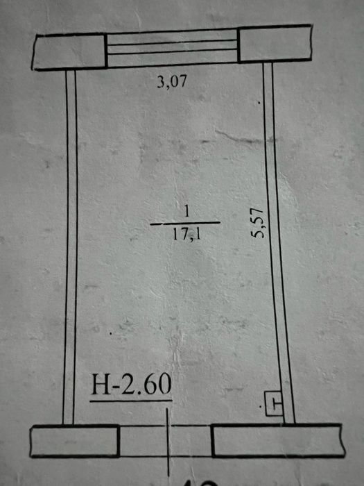 Продається кімната в гуртожитку.