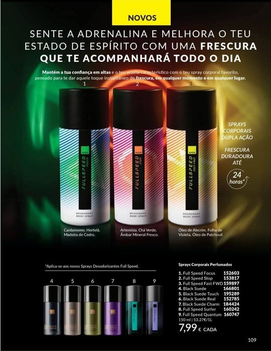 Desodorizante em sprai homem da avon