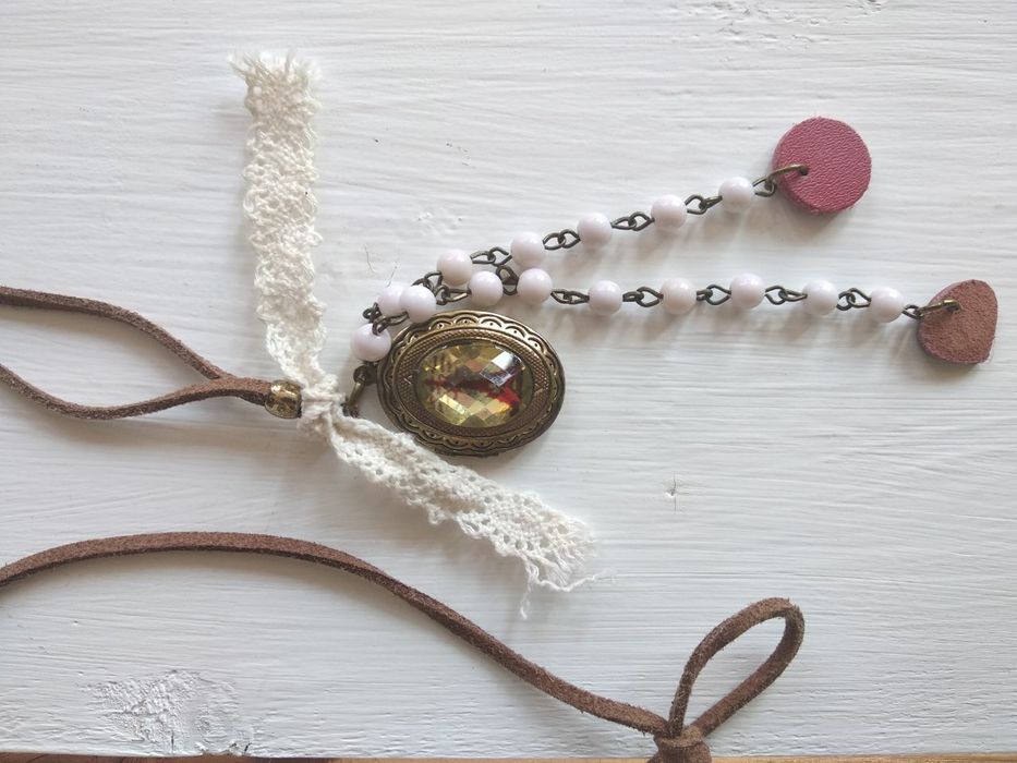 Медальон рукоделие амулет на удачу от сглаза