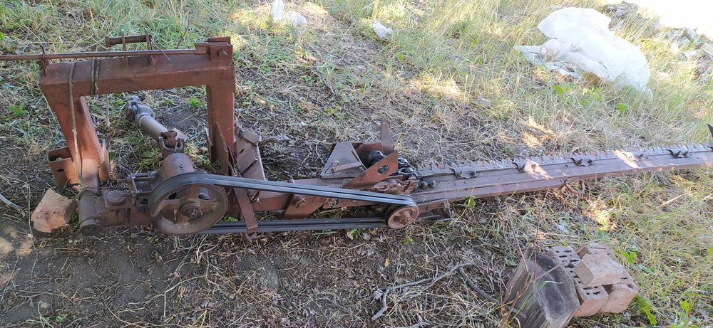 Коса сегментна, 2м, двох сегментна, в робочому стані  (горохова)