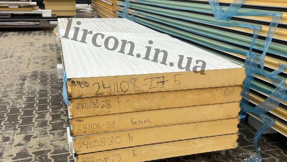 В НАЯВНОСТІ ‼️ Будівельні стінові сендвіч панелі | Сендвіч панелі зі складу