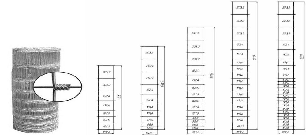 Сітка шарнірна, h-1,62; L-25 м., аналог сітка рабиця, огорожа.