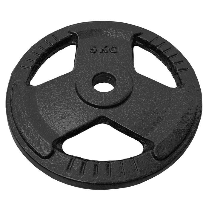 Obciążenie żeliwne 4x5kg talerz 28mm zestaw 20kg