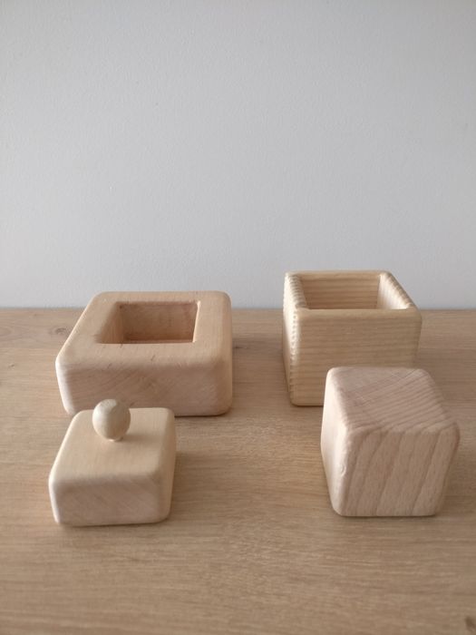 Дерев'яні іграшки-вкладиші Монтесорі